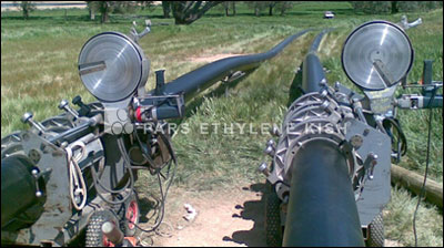 Polyethylene Pipe But welding Polyethylene Pipe But welding