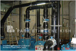 polyethylene pipe underground