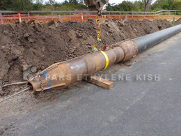 Large Diameter Sanitary Sewer Pipe Bursting