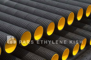 Corrugated PE pipe