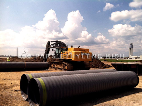 HDPE Pipe in airport