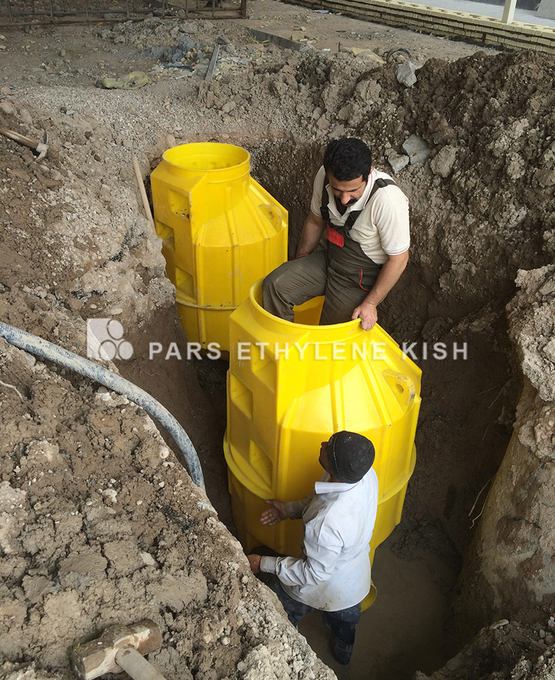 Polyethylene drainage manhole Polyethylene drainage manhole