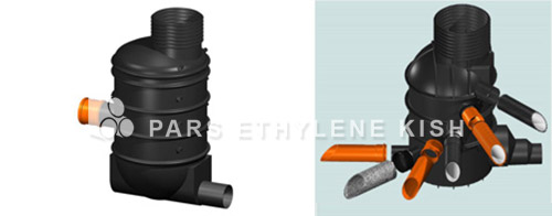 Polyethylene drainage manhole (sewage) Polyethylene drainage manhole (sewage)