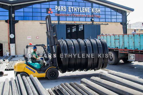 PE pipe coil