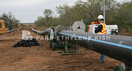 Installation PE pipe Installation PE pipe