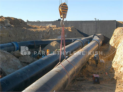 Installation PE pipe