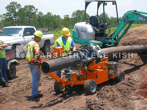 Polyethylene pipe Welding