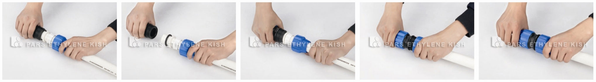 Polyethylene Screw Fitting Instalation Polyethylene Screw Fitting Instalation