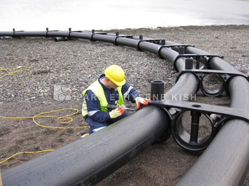 Testing HDPE PE pipe