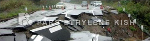 polyethylene pipe and earthquake