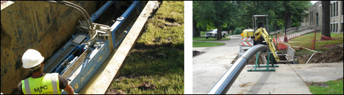 replacing water main