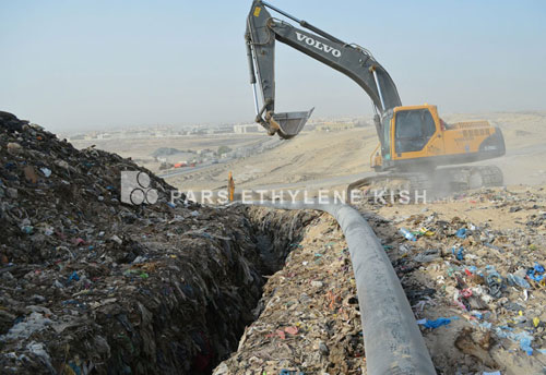 Polyethylene pipe Application Landfill HDPE Pipe
