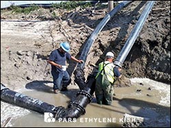 plastic pipe installation